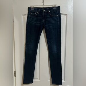 Women's‎ Rag & Bone Skinny Jeans The Dre Dark Denim. Size 24.